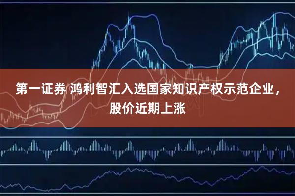 第一证券 鸿利智汇入选国家知识产权示范企业，股价近期上涨